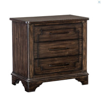 Boone Night Stand, Acacia Veneer