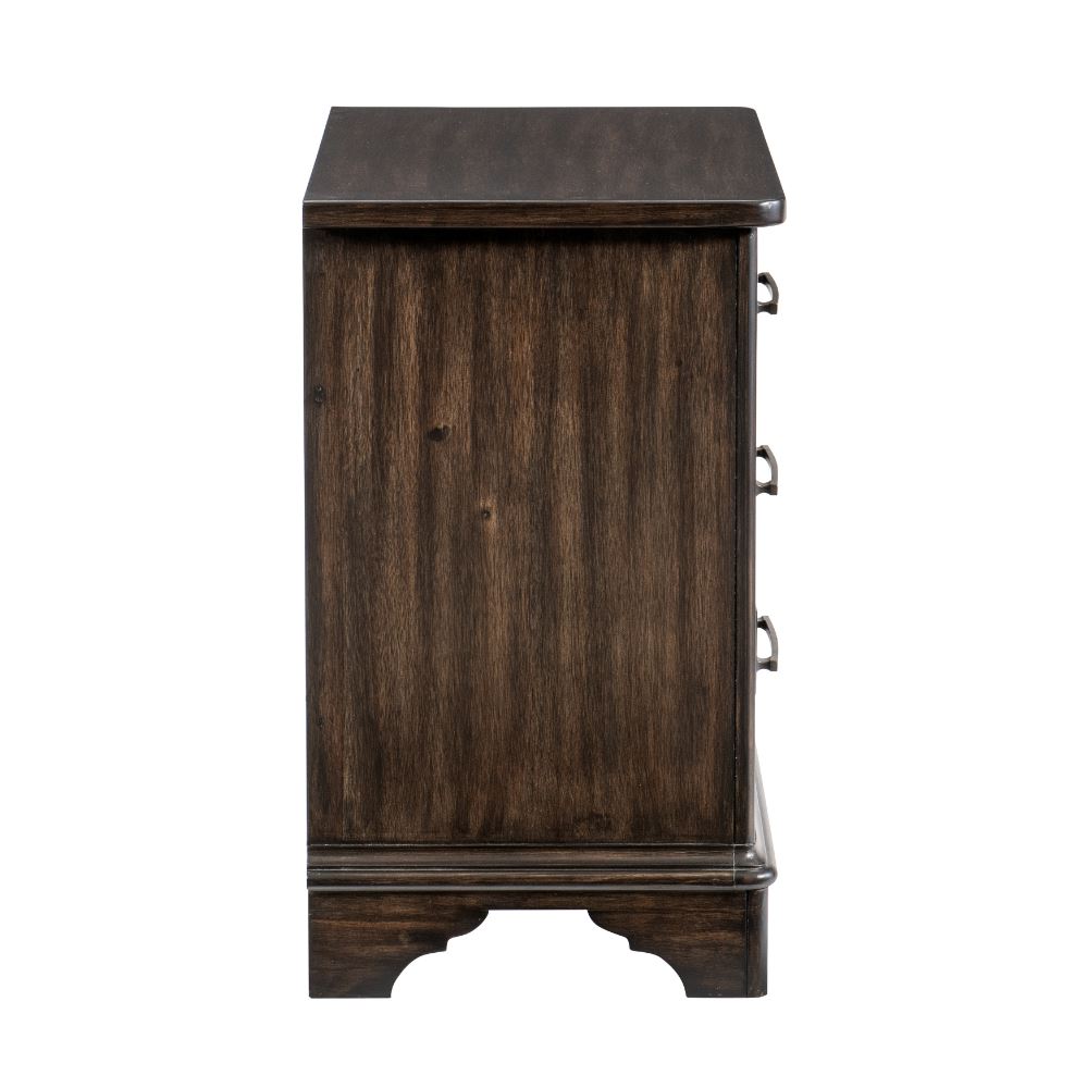 Boone Night Stand, Acacia Veneer