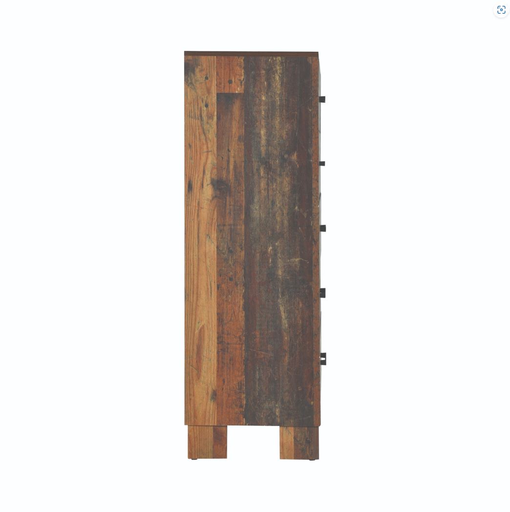 Sidney 5-Drawer Chest Rustic Pine, Dovetail Construction