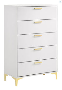 Kendall 5-Drawer Chest White