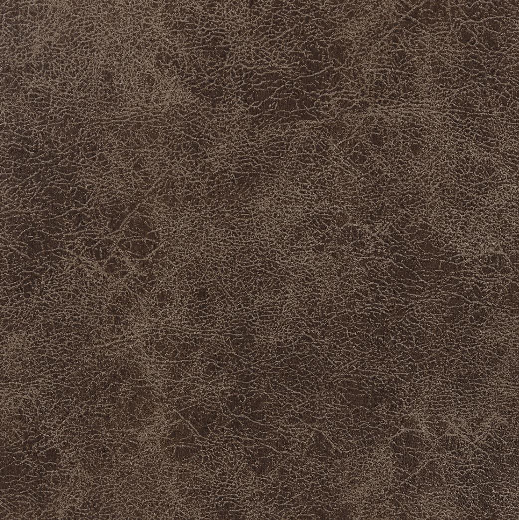 Davidson Upholstered Tufted Push Back Recliner Brown, Performance Microfiber