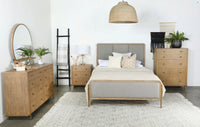 Arini Eastern King Bed,Sand Wash/Grey