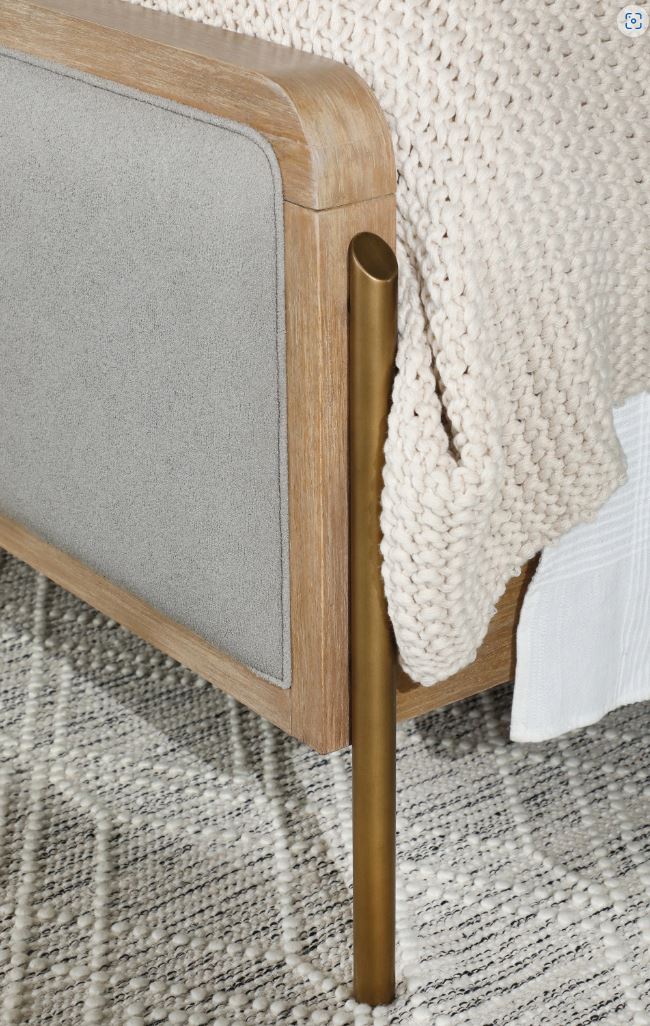 Arini Eastern King Bed,Sand Wash/Grey