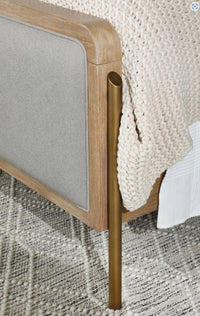 Arini Eastern King Bed,Sand Wash/Grey