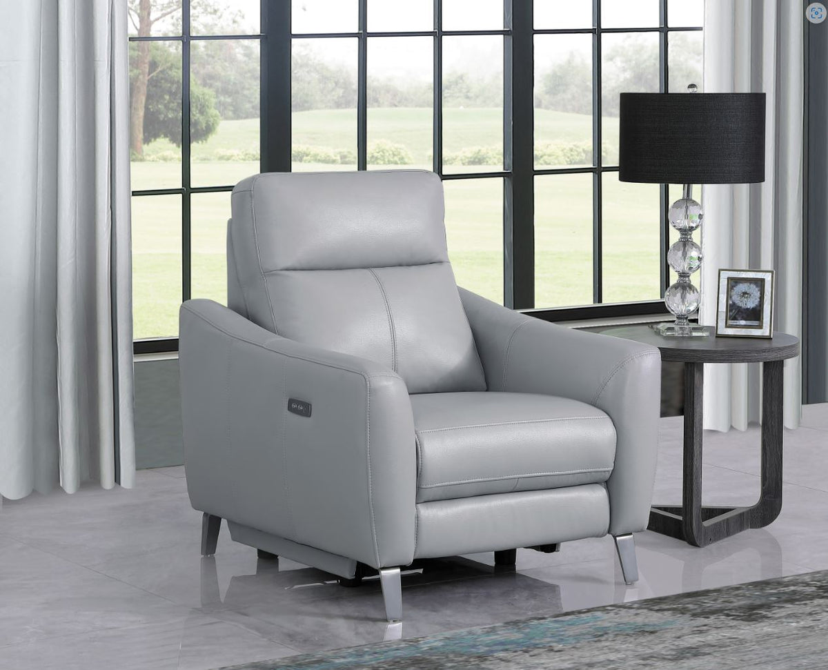 Derek Power Recliner LT Grey