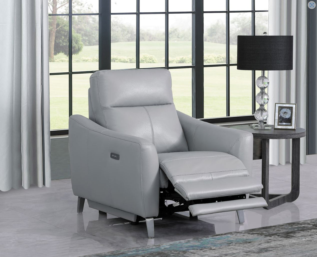 Derek Power Recliner LT Grey