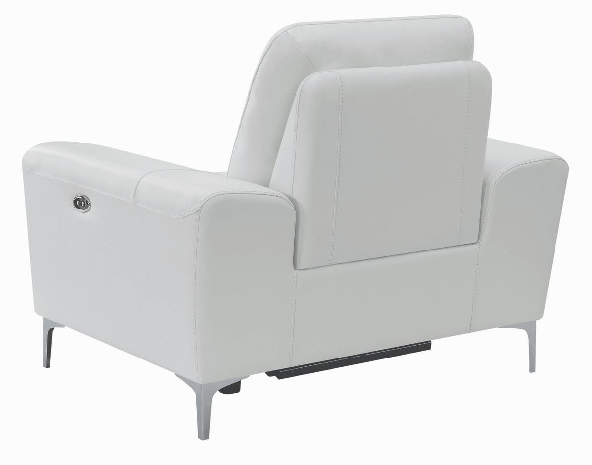 Largo Power Recliner, White