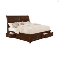 Barstow Queen Storage Bed Pinot Noir