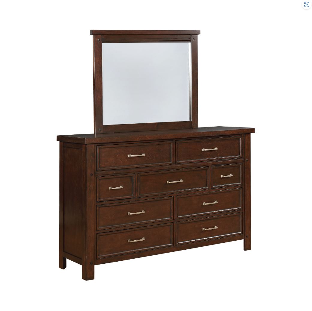 Barstow 9-Drawer Rectangular Dresser Pinot Noir