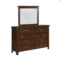 Barstow 9-Drawer Rectangular Dresser Pinot Noir