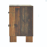 Sidney 2-Drawer Nightstand Rustic Pine, Dovetail Construction