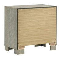 Channing 2-Drawer Nightstand Rough Sawn Grey Oak