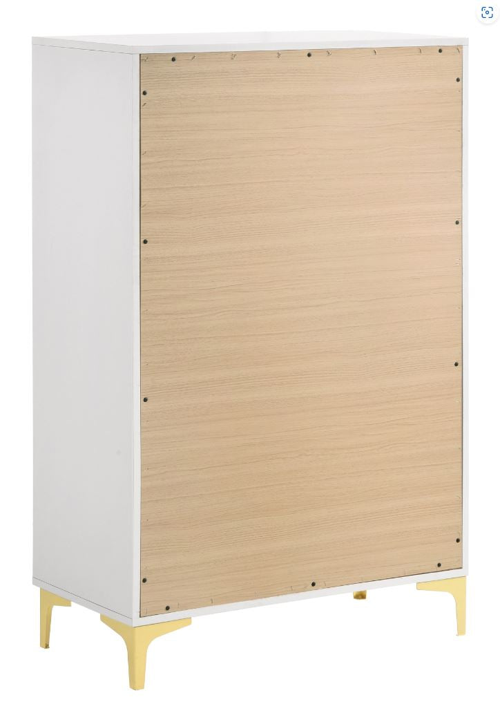 Kendall 5-Drawer Chest White