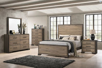 Baker 5-Drawer Chest Brown & Light Taupe