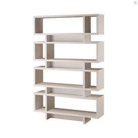 Reid 4-Tier Open Back Bookcase White