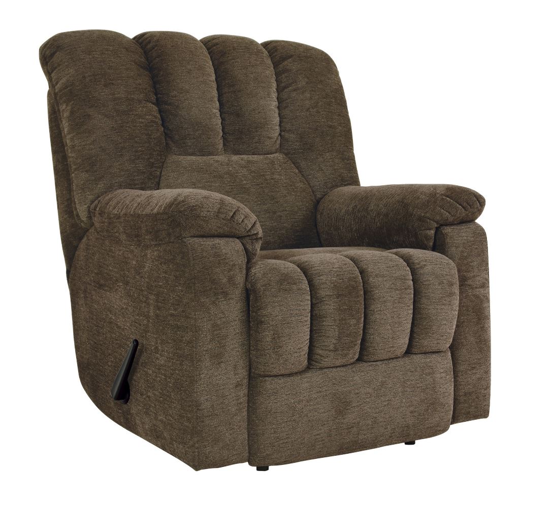 Analiese Reclining Chair, Brown, Chenille