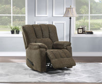 Analiese Reclining Chair, Brown, Chenille