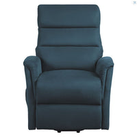 Miralina Power Lift Chair/Massage/Heat, Blue, Microsuede