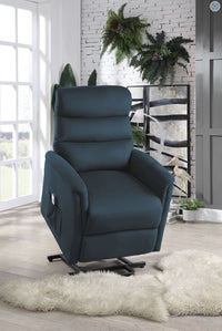 Miralina Power Lift Chair/Massage/Heat, Blue, Microsuede