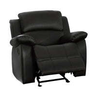 Clarkdale Glider Reclining Chair, Faux Leather