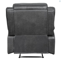 Yerba Lay Flat Reclining Chair, Polished Microfiber