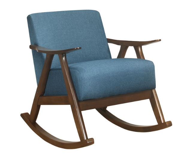 Waithe Rocking Chair-Blue