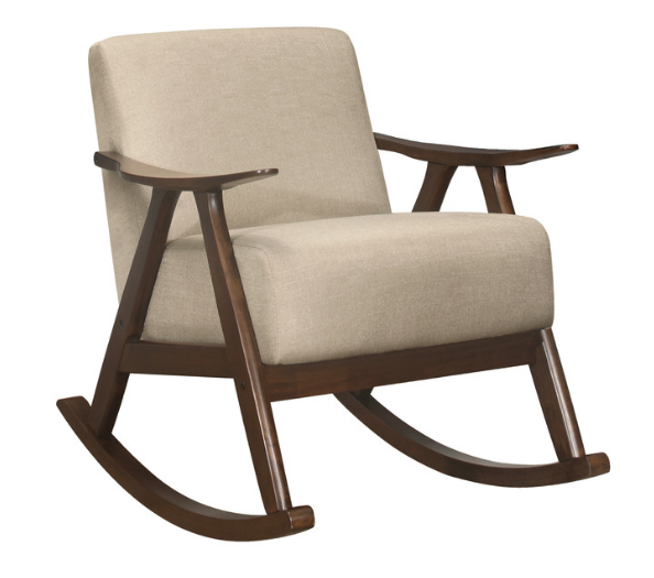 Waithe Rocking Chair-Brown