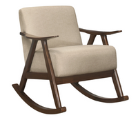 Waithe Rocking Chair-Brown