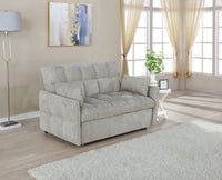 Cotswold Tufted Cushion Sleeper Sofa Bed Beige