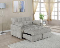 Cotswold Tufted Cushion Sleeper Sofa Bed Beige