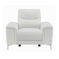 Largo Power Recliner, White