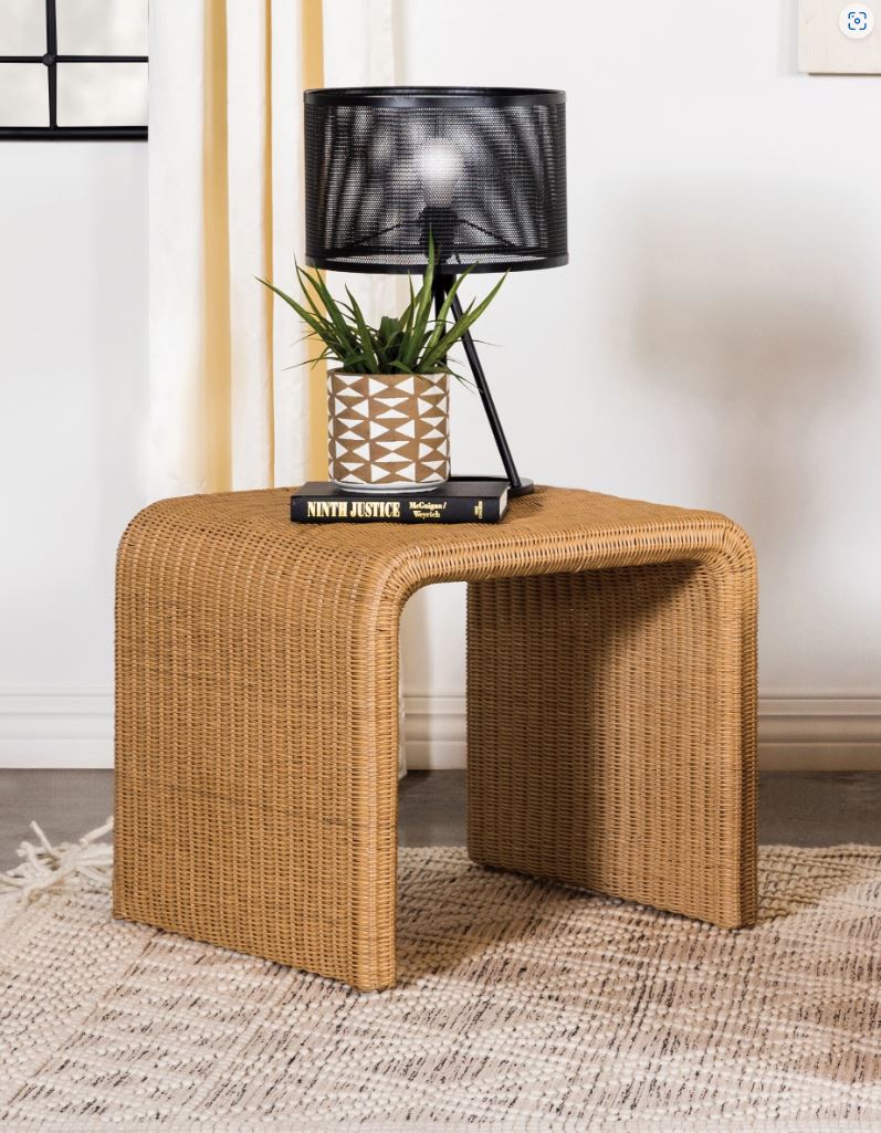Juanita Square Rattan End Table Natural – Otsukas Furniture