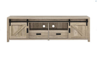 Madra Rectangular TV Console With 2 Sliding Doors